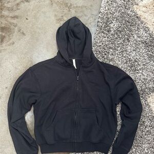Black Fabletics Zip-Up Hoodie